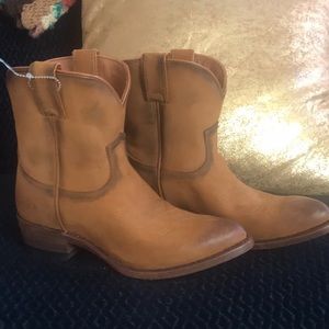 Frye ankle cowboy boots